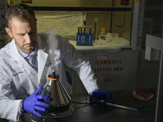 Scientist working in a lab