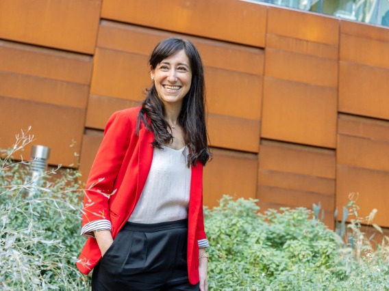 A photograph of Allison Gabriel, a McClelland professor of management and organizations at the University of Arizona’s Eller College of Management, and is a university distinguished scholar.