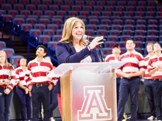 Dean of undergraduate admissions Kasey Urquídez