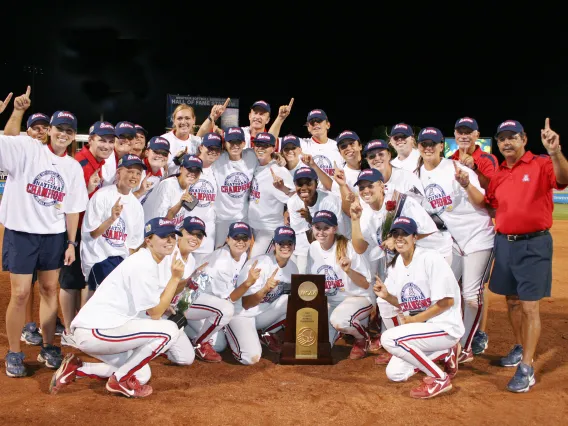 Softball group photo