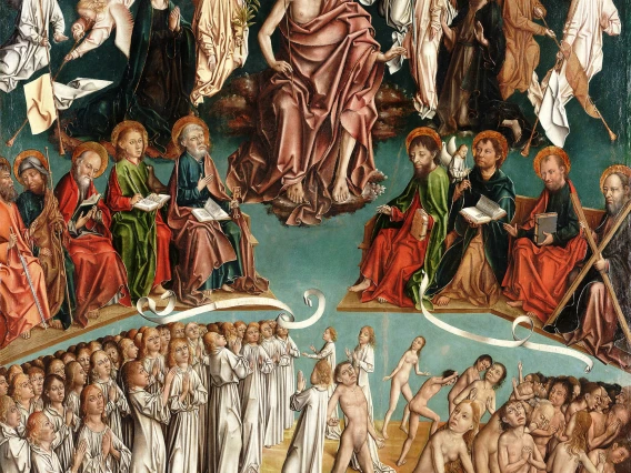 Fernando Gallego, Francisco Gallego, and workshop, “The Last Judgment.” 1480-88, oil on panel. Gift of Samuel H. Kress Foundation.