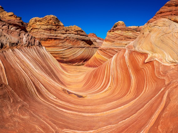 A photograph of Vermilion Cliffs National Monument located in Marble Canyon, Arizona.