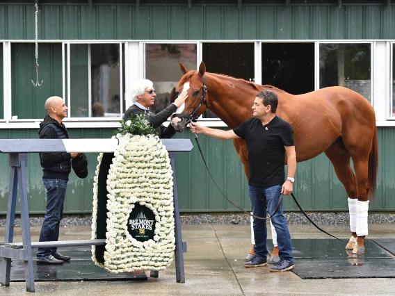 Bob Baffert with Justify