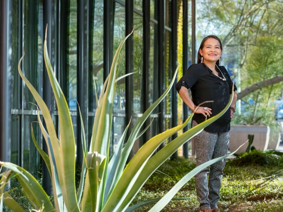 A photograph of UArizona Alumna Karletta Chief. Chief is the University of Arizona's Director of the Indigenous Resilience Center.