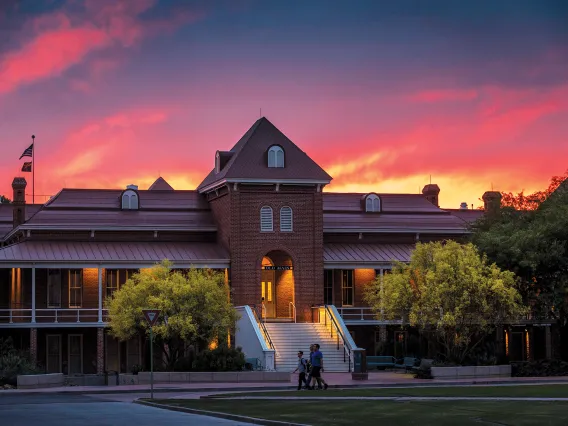 Old Main at sunset