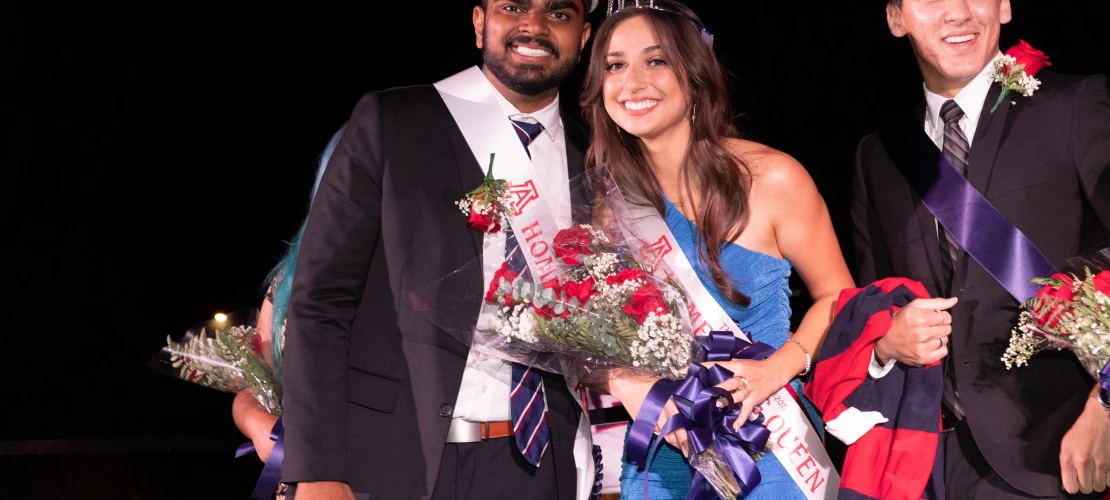Homecoming king and queen