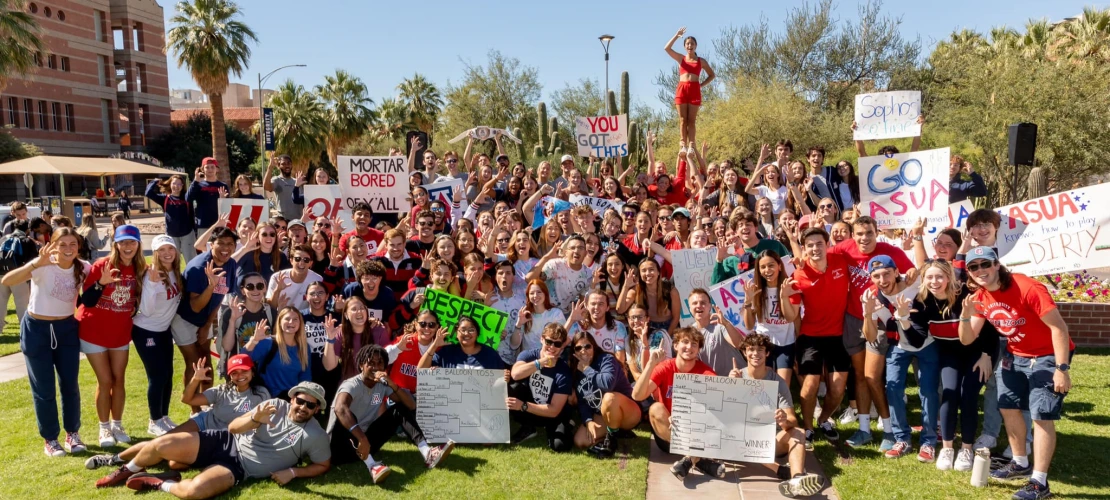 Group photo of student clubs