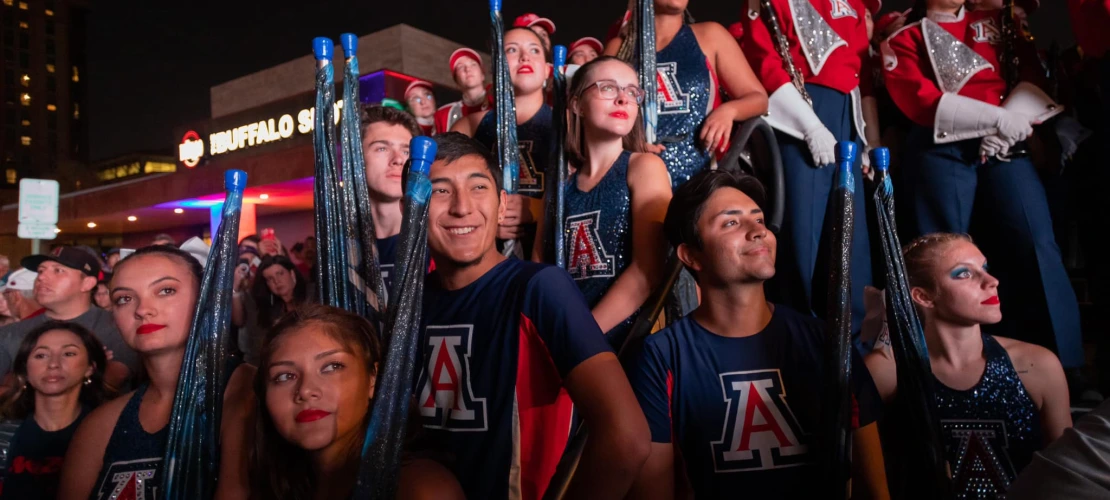 Flag twirlers