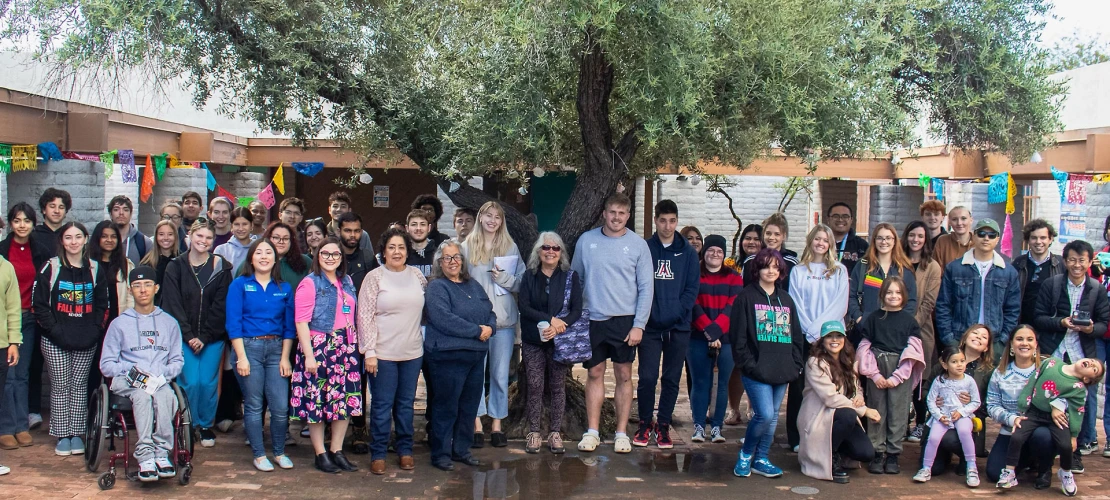 UArizona students, faculty and staff  and community storytellers gather at El Pueblo Neighborhood Center
