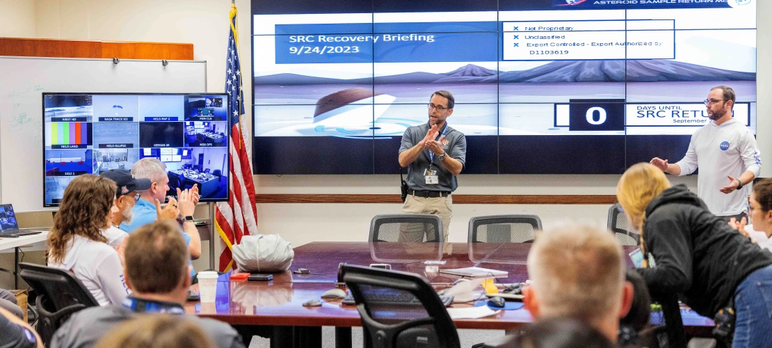 Mike Moreau, deputy project  manager for OSIRIS-REx at NASA’s  Goddard Space Flight Center