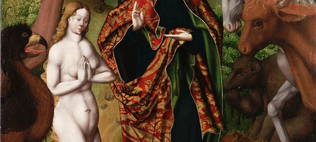 Maestro Bartolomé, “The Creation of Eve.” 1486-1500, oil on panel. Gift of Samuel H. Kress Foundation