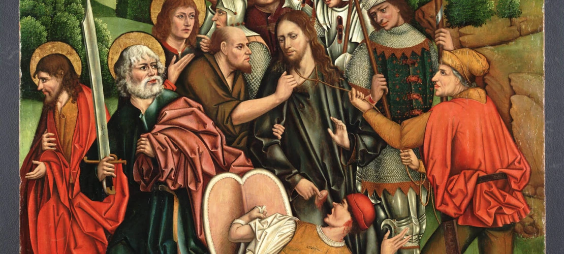 Fernando and Workshop Gallego, “The Betrayal of Christ,” 1480-88, Oil on panel. Gift of Samuel H. Kress Foundation.
