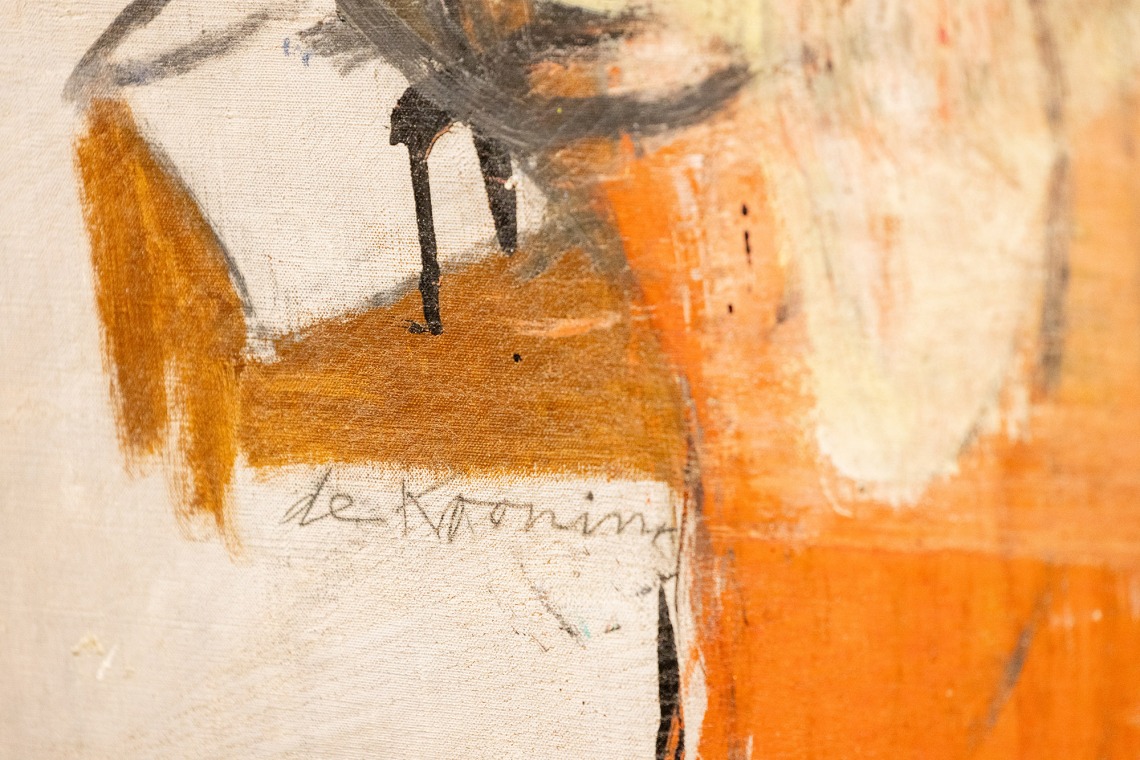 Close-up of a painting
