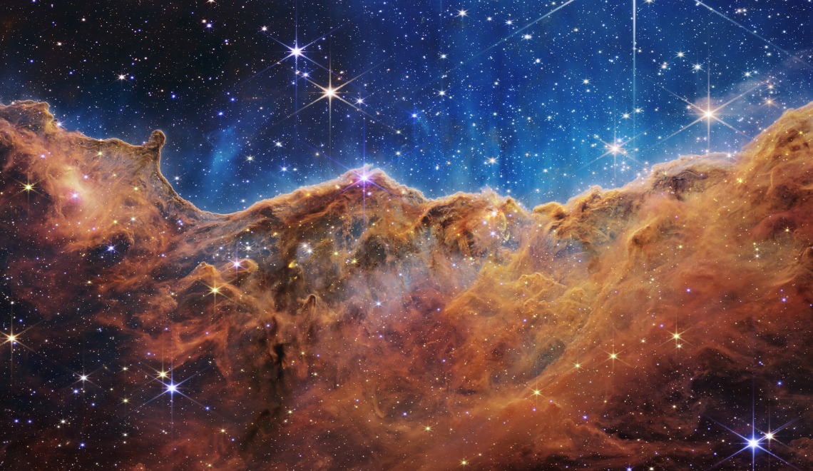 A star-birthing region in the Carina Nebula