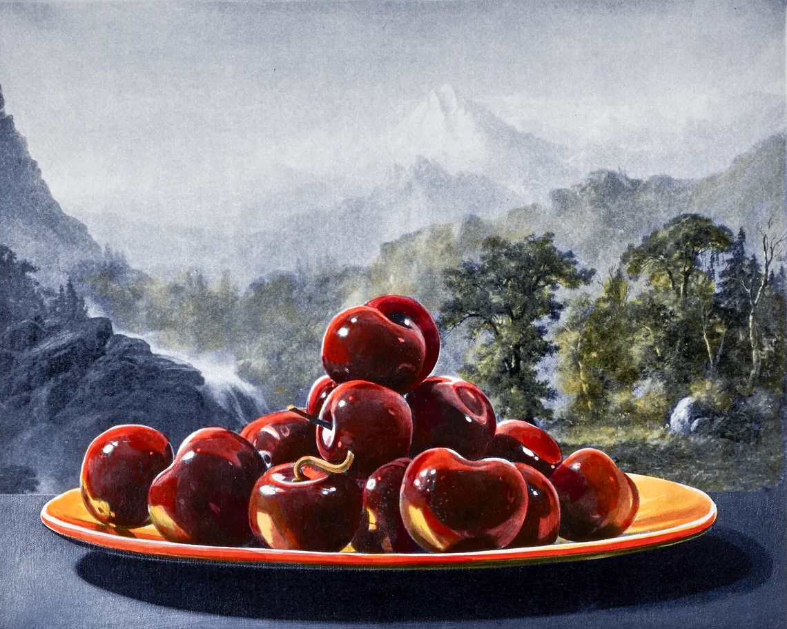 "Histrionic Beauty Suite: Cherries/Mountain" artwork