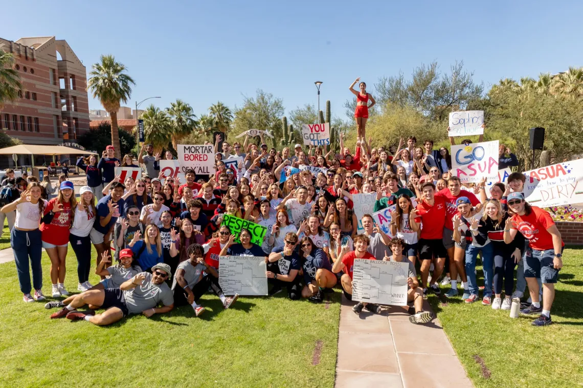 Group photo of student clubs