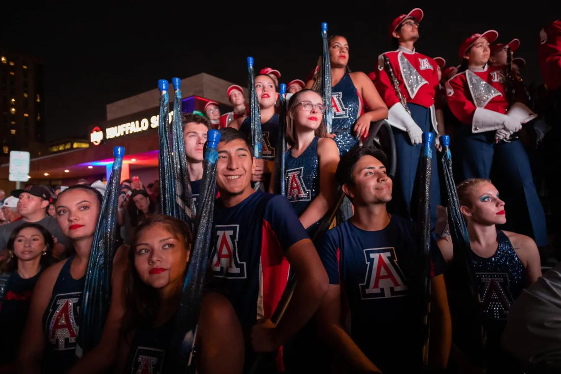 Flag twirlers