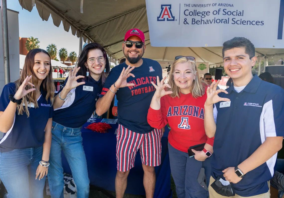 A photograph of Social and Behavioral Science Ambassadors and Staff