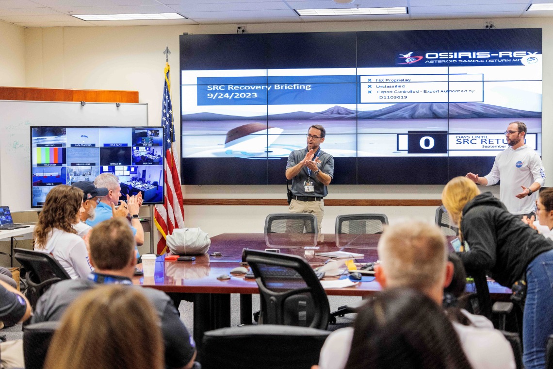 Mike Moreau, deputy project  manager for OSIRIS-REx at NASA’s  Goddard Space Flight Center