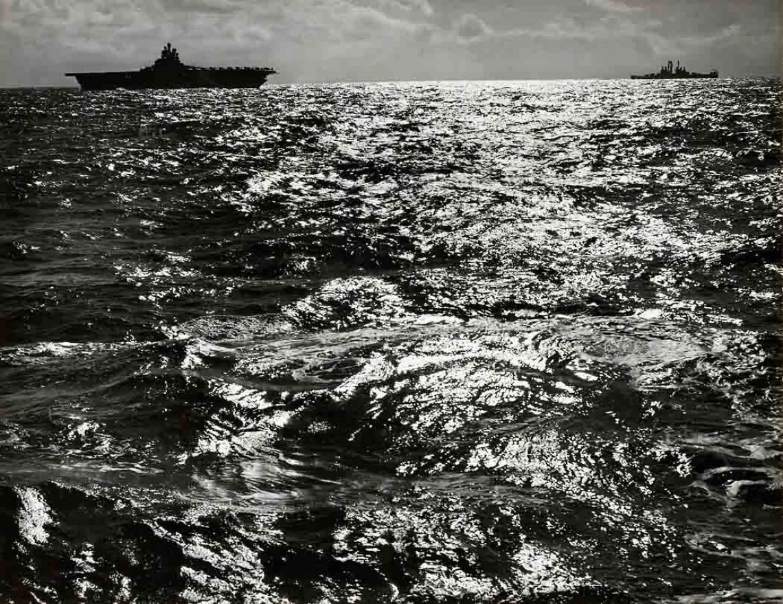 W. Eugene Smith, Aircraft Carrier and Destroyer of Naval Task Force 58, the South Pacific