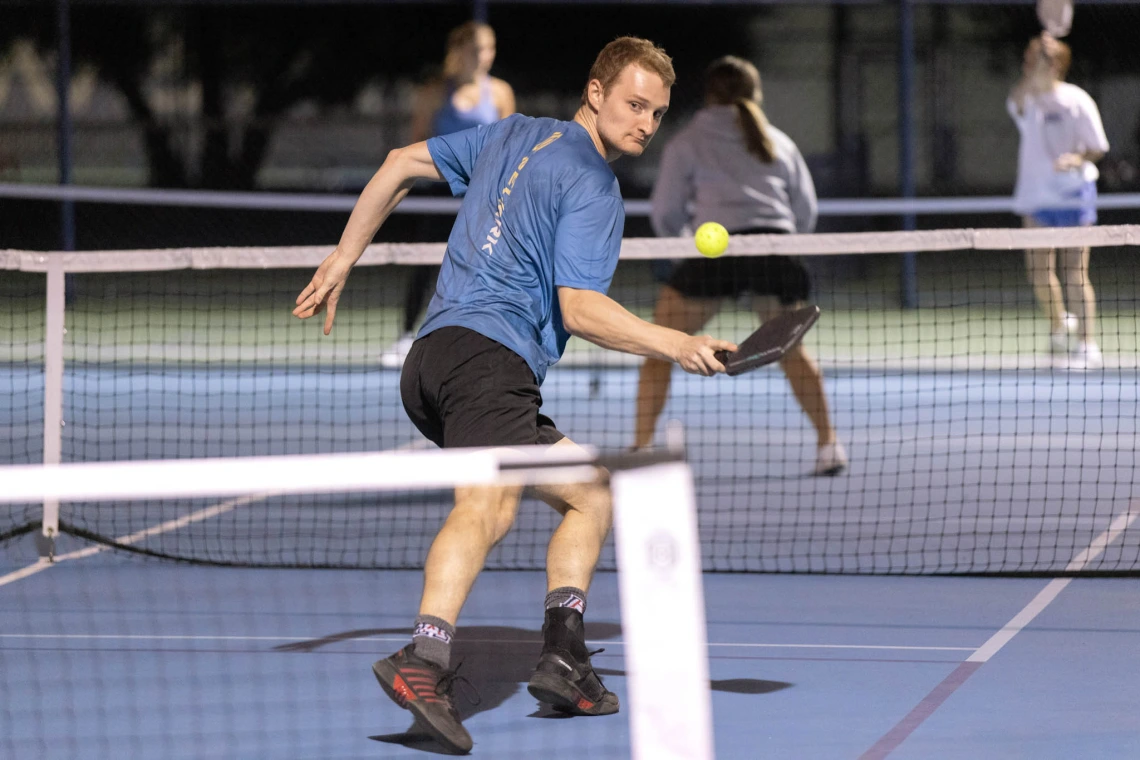 Michael McDonald chasing a ball 