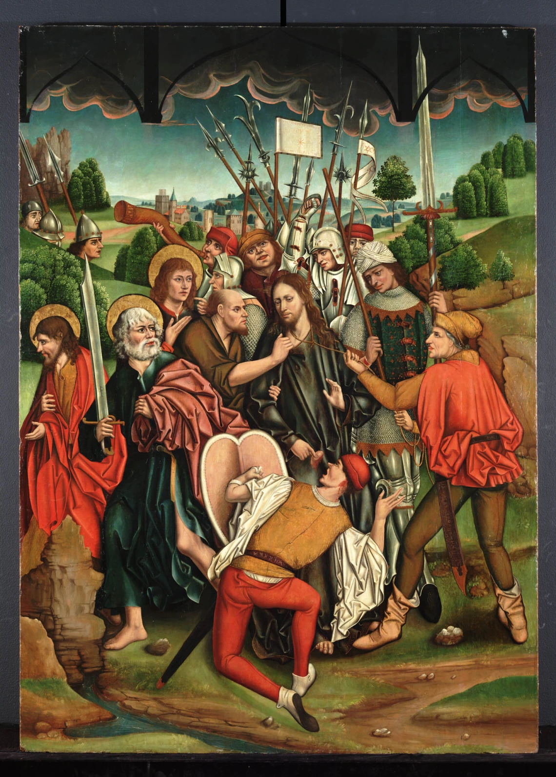 Fernando and Workshop Gallego, “The Betrayal of Christ,” 1480-88, Oil on panel. Gift of Samuel H. Kress Foundation.