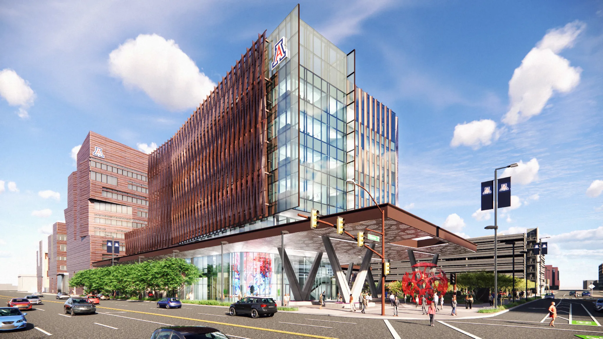 An image rendering of the 7th street view of CAMI