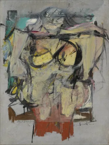 Willem de Kooning's Woman-Ochre