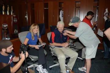 Kellie Terhune Neely with Lute Olson