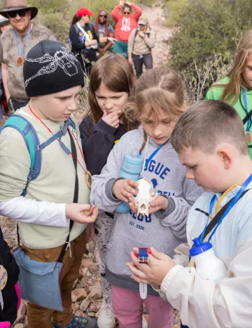 Students at the Camp Cooper