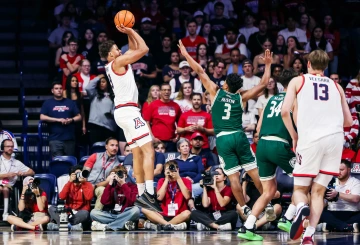 Bryant shooting a basketball